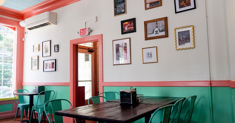 Interior space, dining area
