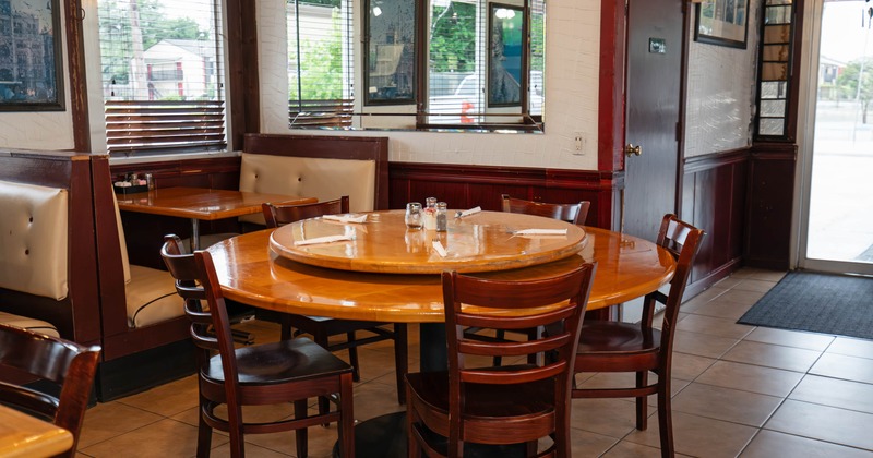 Interior seating space