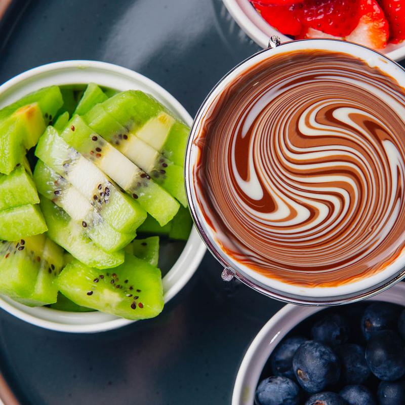 menu item 17 of 43, Chocolate Dip Plate (6)