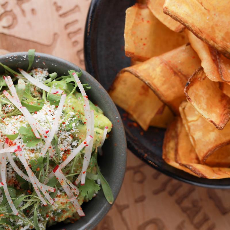 Guacamole & Plantain Chips photo