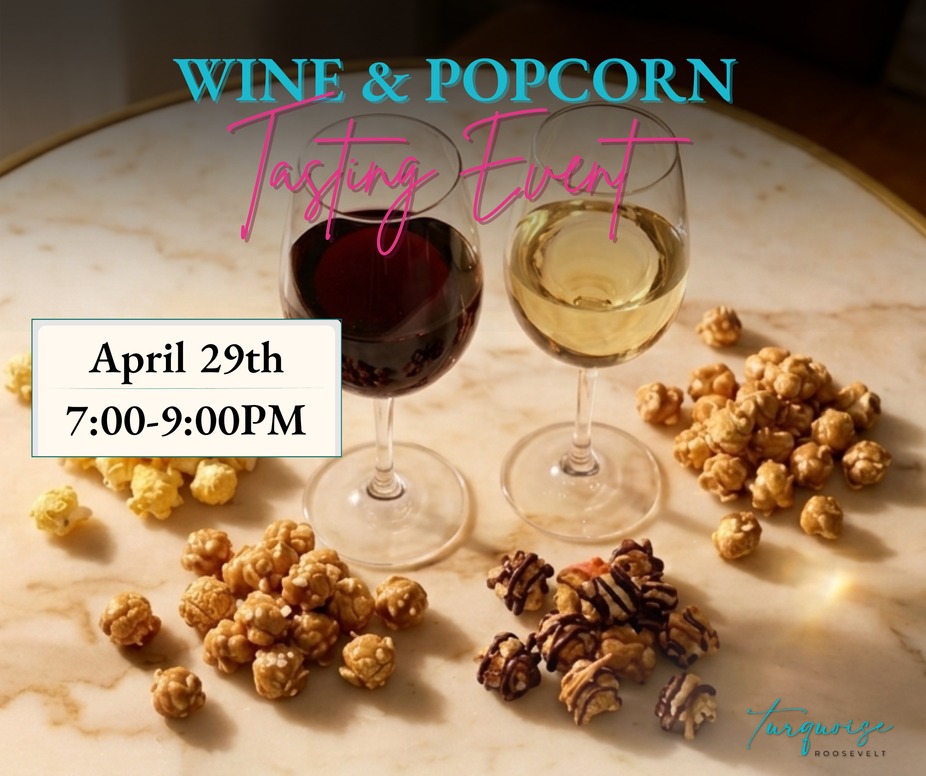 Popcorn & Wine Tasting event photo