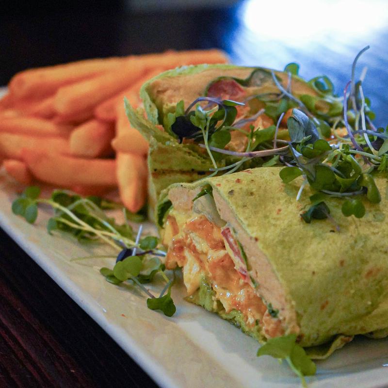 Curry Tofu wrap photo