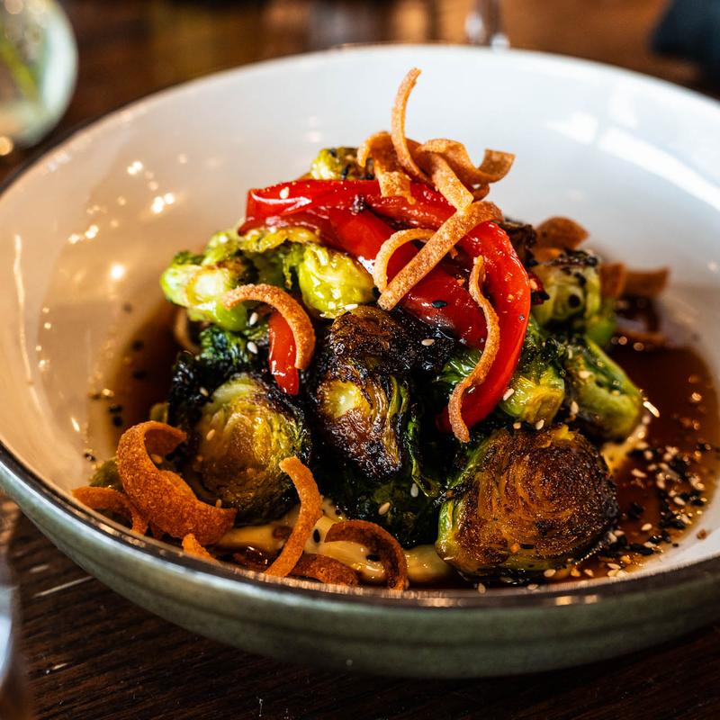 Zesty Roasted Brussels photo