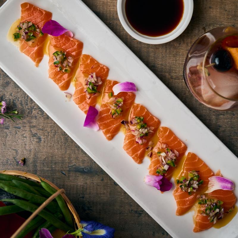 menu item 6 of 23, Salmon Yuzu