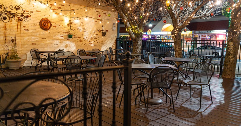 Exterior, seating place on patio