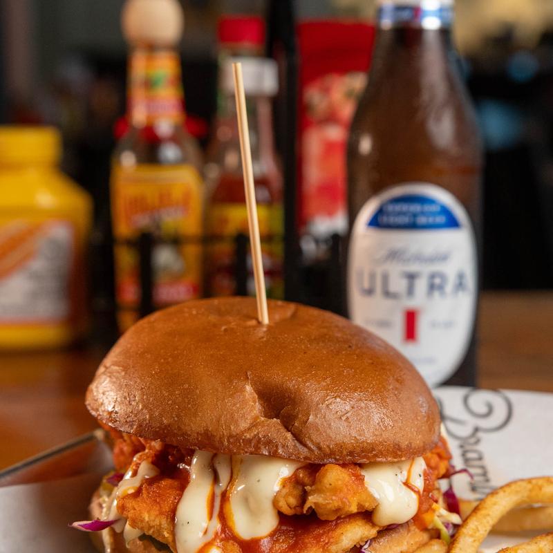 menu item 5 of 21, Hot Pickled Chicken Sandwich