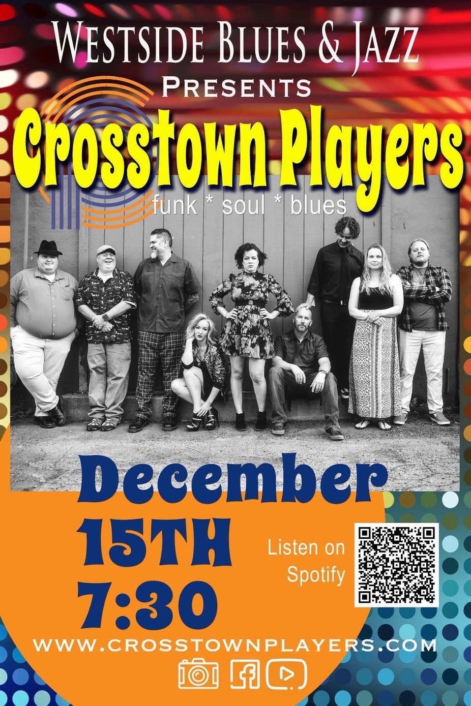 Crosstown Players (groove/funk/blues) event photo