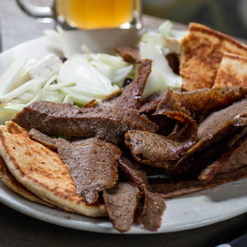 menu item 9 of 10, Gyros Platter