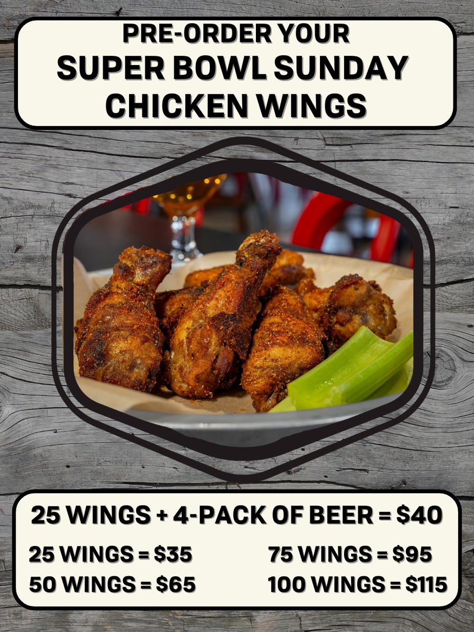 Pre-Order Chicken Wings for Super Bowl Sunday event photo