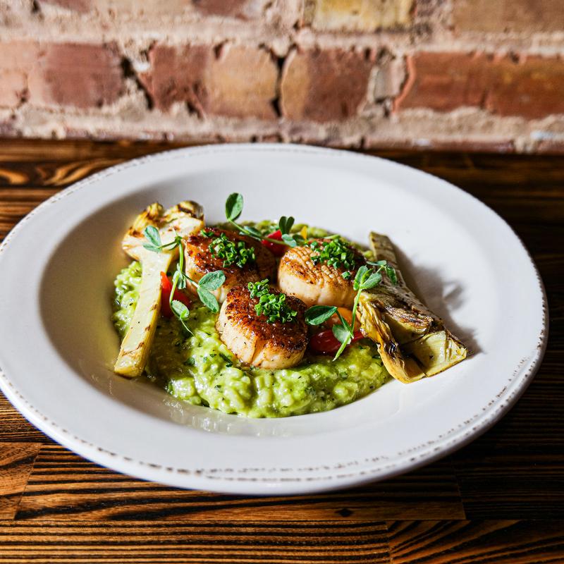 Pan Seared Sea Scallops photo