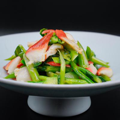 Mustard Arctic Surf Clam With Chinese Broccoli photo