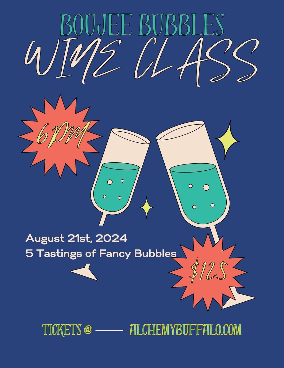 Boujee Bubbles Wine Class event photo