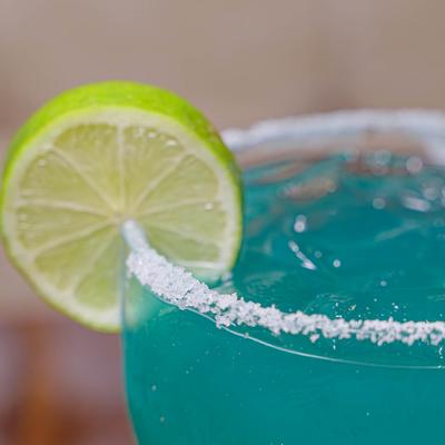 Italian Margarita, extreme close up.