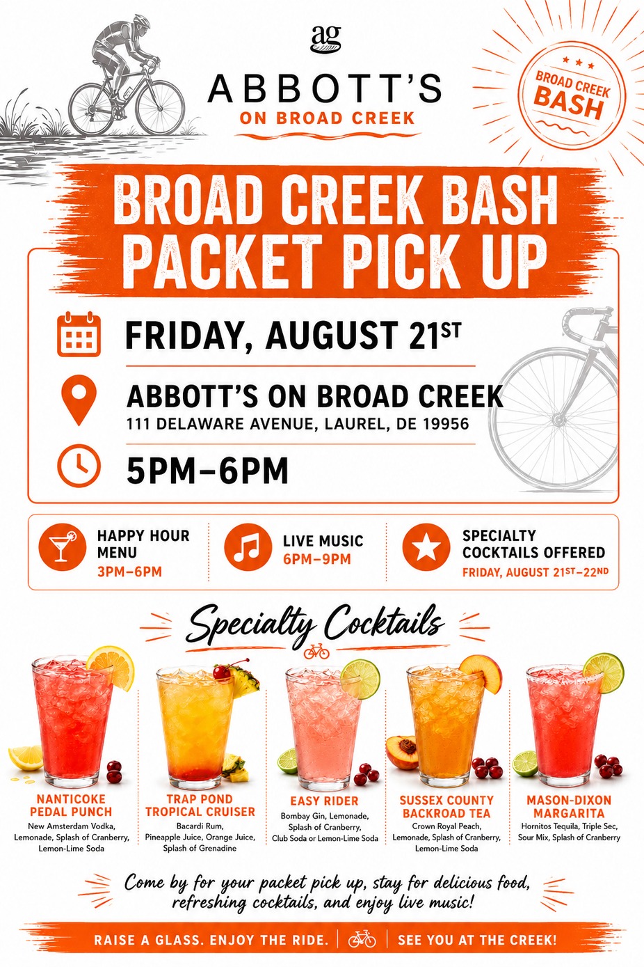 Broad Creek Bash Packet Pick Up event photo
