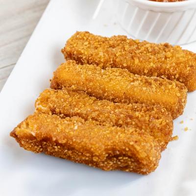 Homemade Mozzarella Sticks.