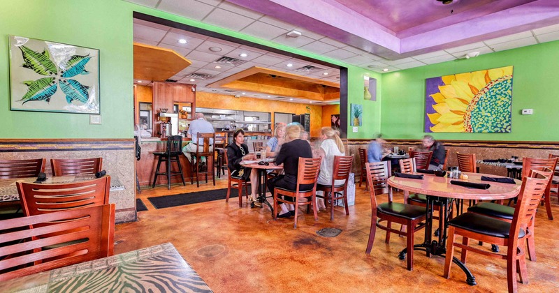 Interior, dining area