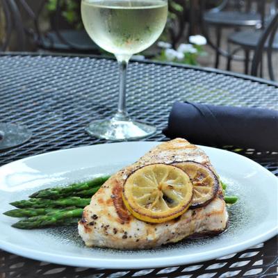 wood fired grilled fish.