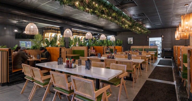 Interior seating area