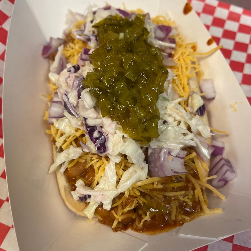 The Works Hot Dog photo