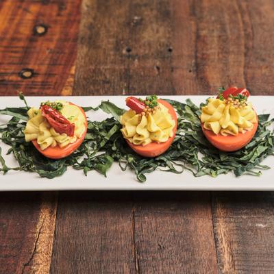 Beet Pickled Deviled Eggs