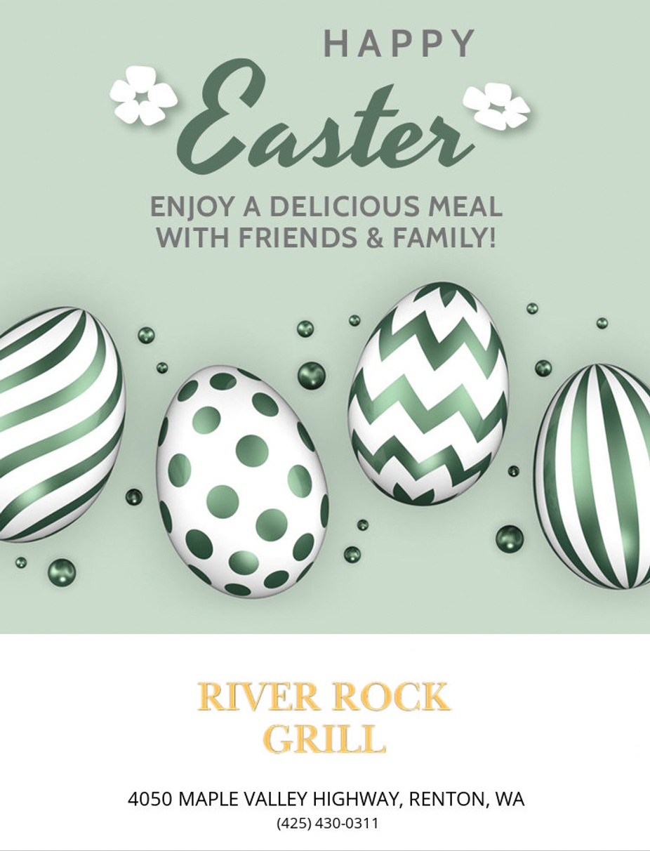 St. Patrick's Day menu