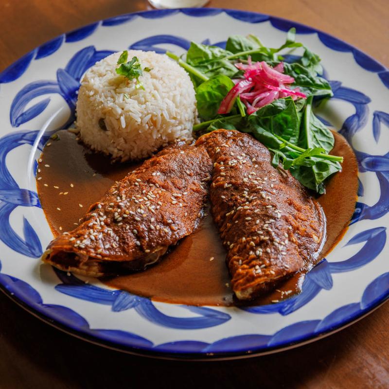 Enchiladas De Mole photo