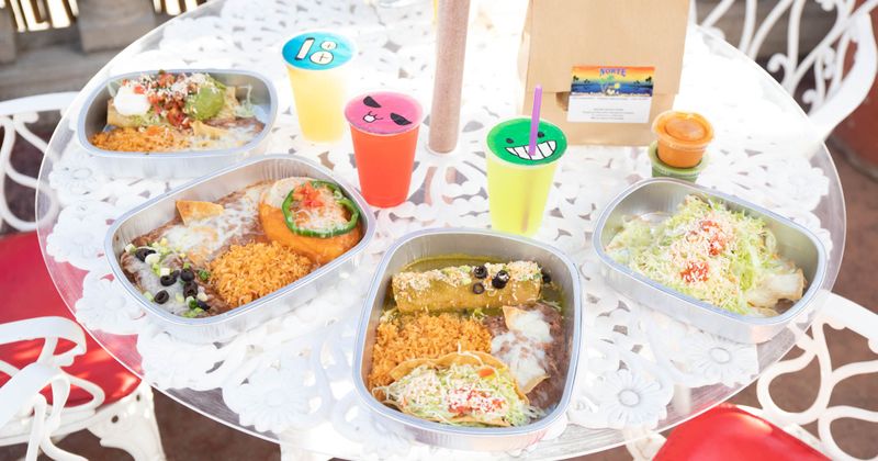 Different types of food on the table