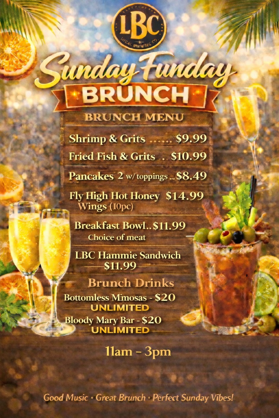 Sunday Funday RnB Themed Brunch 11am -3pm event photo