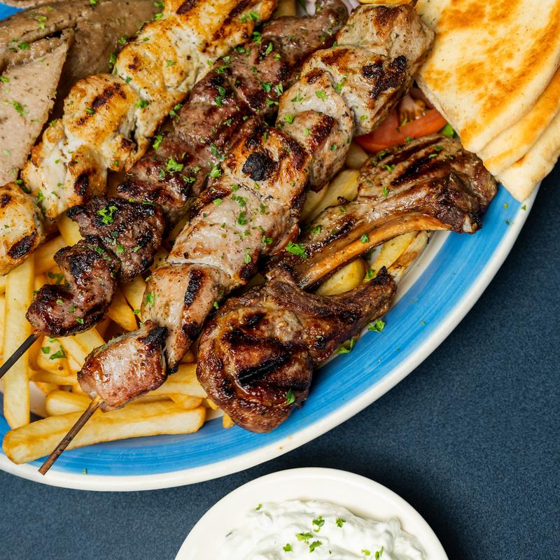 menu item 8 of 8, Mixed Grill Plate