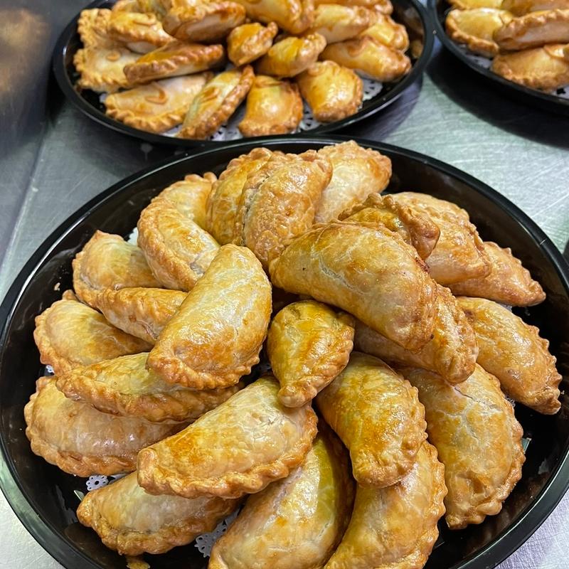 Small Beef, or Chicken or Spinach & Feta cheese platter photo