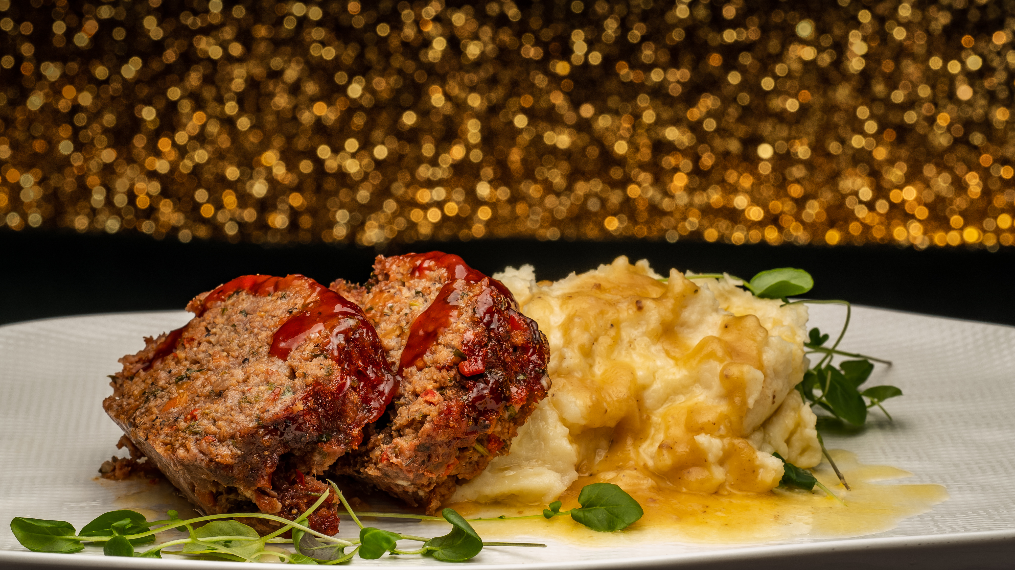 Homestyle Meatloaf and Mashed Potatoes and Gravy.