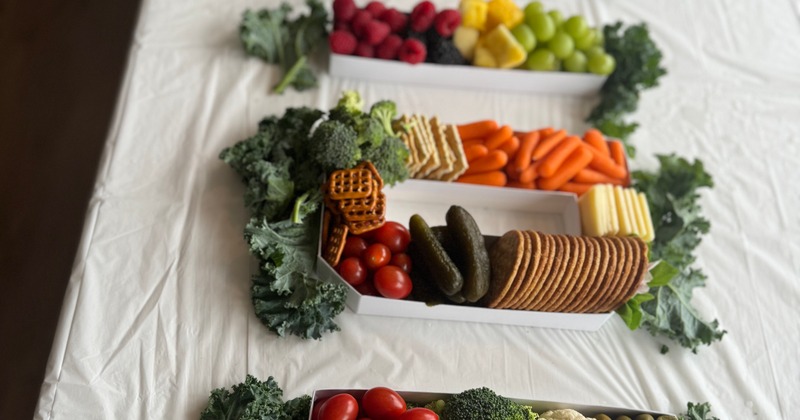 Prepared foods in serving containers