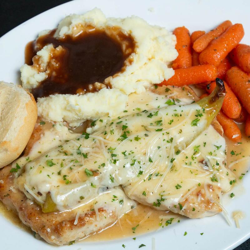 Stuffed Hot Pepper Chicken Dinner photo