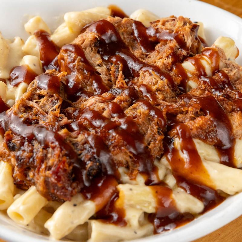 menu item 2 of 10, BBQ Pulled Pork Mac & Cheese