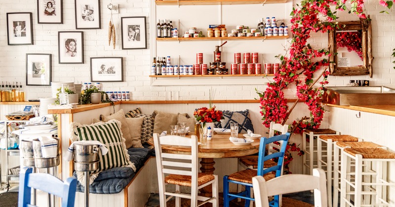 Interior, diner table