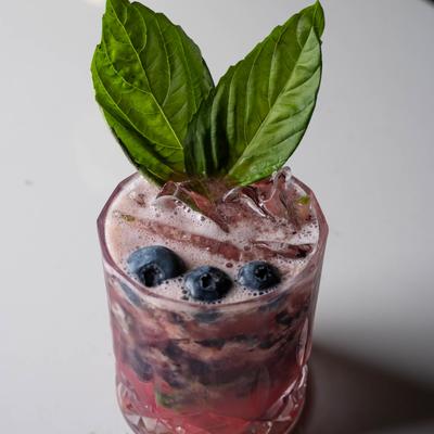 Blueberry mojito.