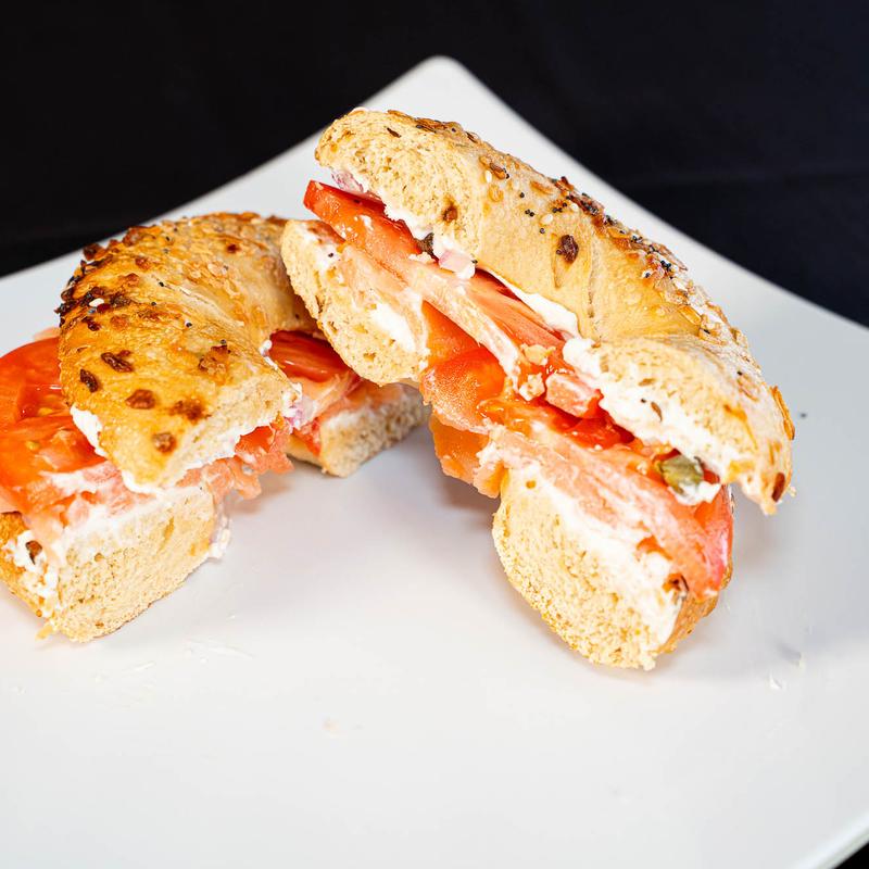 menu item 38 of 46, Bagel with Nova Lox