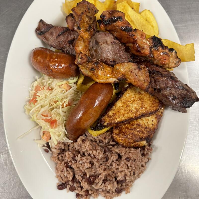 menu item 7 of 9, Fritanga
