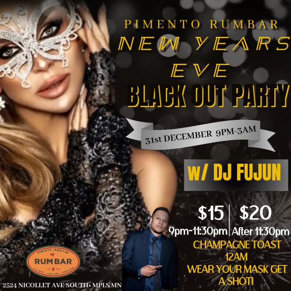 Pimento Rumbar New Year's Eve: Black Out Party event photo