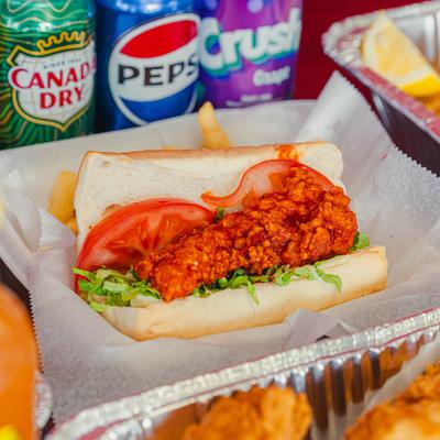 Spicy chicken sandwich.