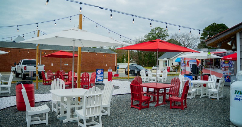 Exterior seating area