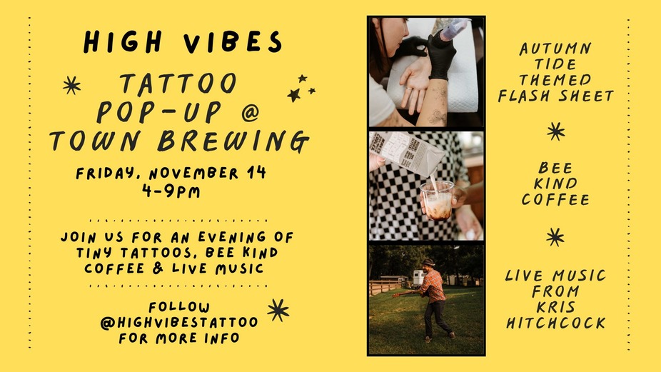 Tattoo Pop-Up with High Vibes Tattoo event photo