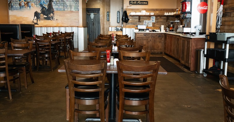 Interior, dining area