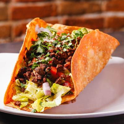 Taco Salad with Asada.