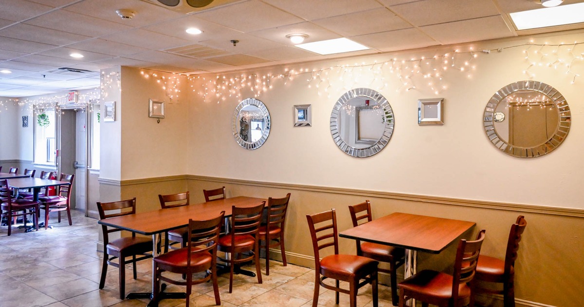 Interior, dining area