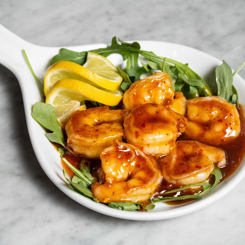 menu item 2 of 7, Bees Sweet Heat Shrimp