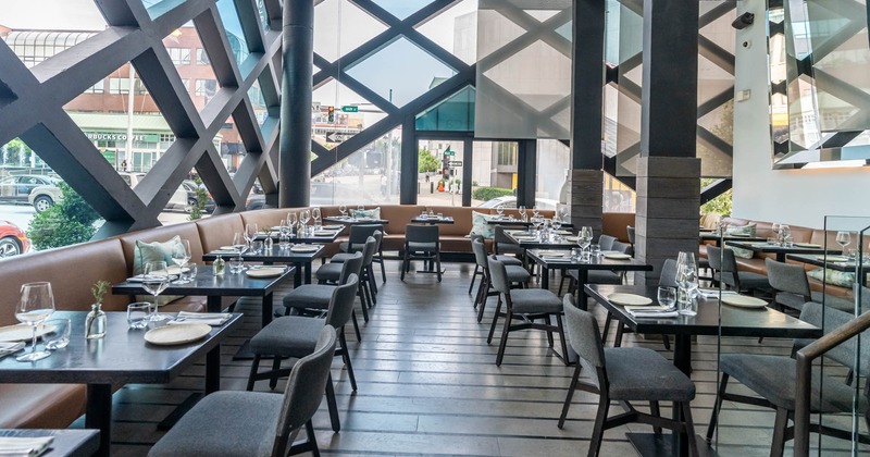 Restaurant interior, dining area