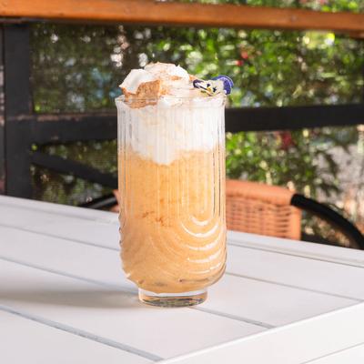 Cocktail with whipped cream