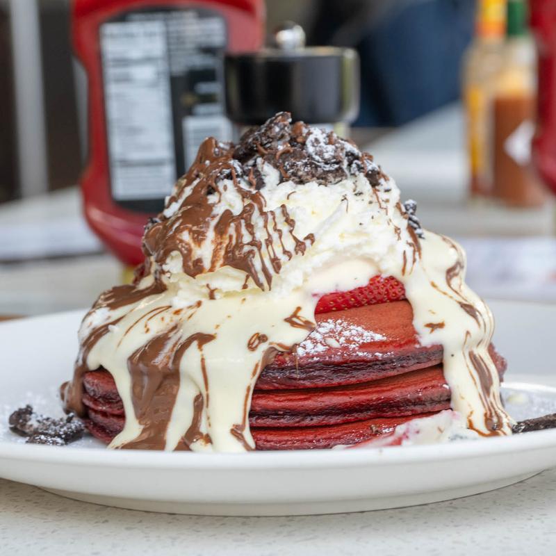 menu item 4 of 9, Spy Walker Pancakes