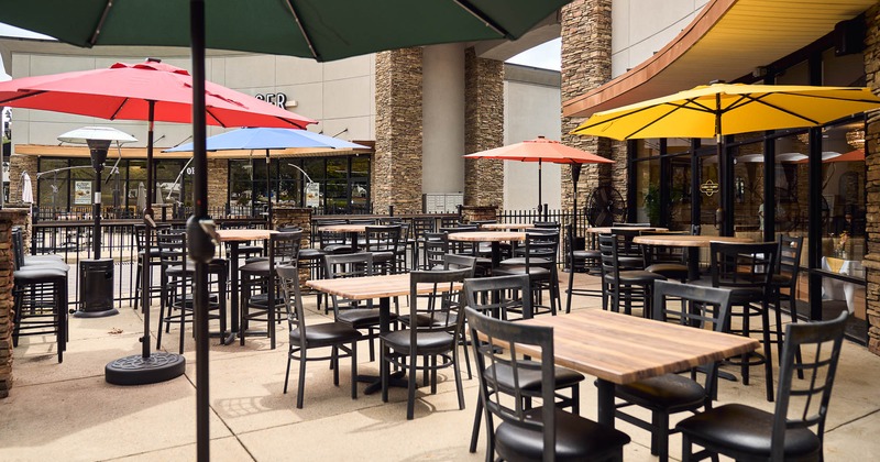 Exterior, tables and chairs